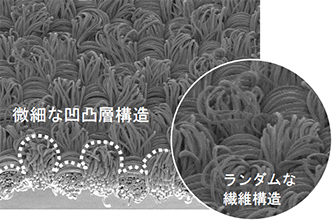 新発想の高吸水・速乾素材「ラッカン」の開発 - 本文画像